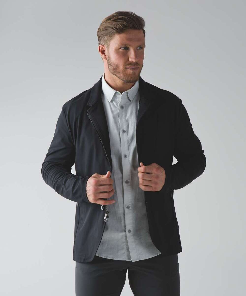 Lululemon Nonstop Blazer Black Men's SZ LG MSRP $298